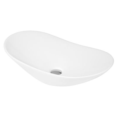 ISO Thin Minimalist Upper Counter Wash Basin Cloakroom Countertop Basin
