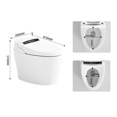 Customized Modern Smart Toilet Intelligent Wc  Siphonic Commode ISO