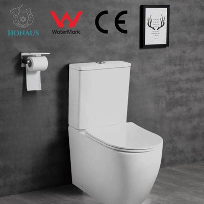 Hotel Watermark Two Piece Toilet Bowl UF Seat 75-180mm P Trap Water Closet