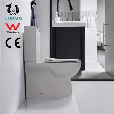 Customized Contemporary Close Coupled Rimless Toilet With Soft Close Seat