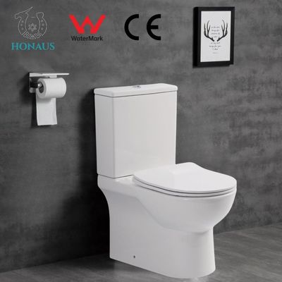 Customized Contemporary Close Coupled Rimless Toilet With Soft Close Seat