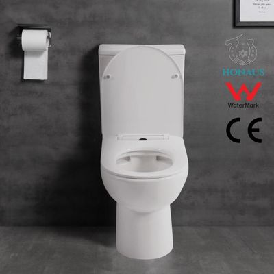 Customized Contemporary Close Coupled Rimless Toilet With Soft Close Seat
