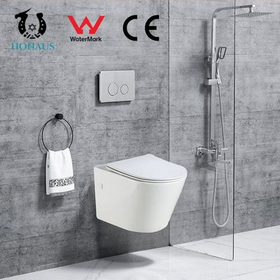 European Style Gravity Flushing Wall Hung Toilet Bowl Sanitaryware Ceramic WC