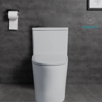 Modern Siphonic Close Coupled Bathroom Toilet Bowl Inodorous Single Piece Commode