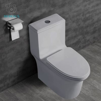 Siphonic Flushing S Trap One Piece Toilet Bowl OEM/DOM Accepted
