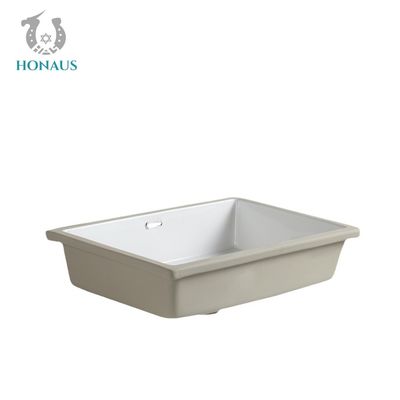 Commercial 440*440*200mm  Bathroom Inset Basin Undermount Balcony Wash Basin