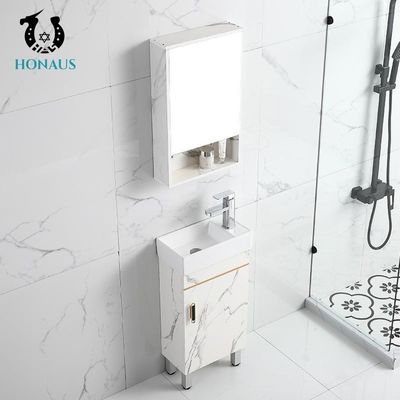 Customised Small Size Bathroom Hand Wash Basin Full Pedestal