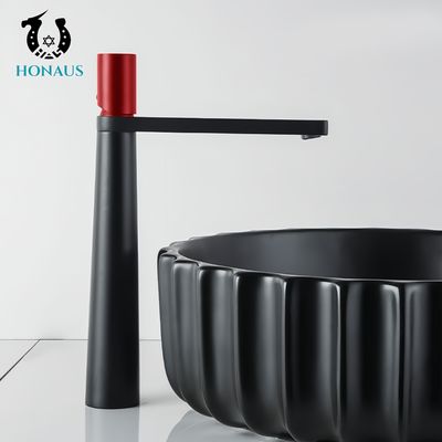 Luxury Art Wash Basin Faucet Elegant Body Brass Material Electroplated Multi Colors