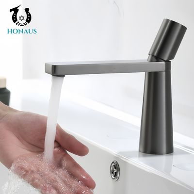 Luxury Art Wash Basin Faucet Elegant Body Brass Material Electroplated Multi Colors