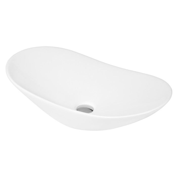 ISO Thin Minimalist Upper Counter Wash Basin Cloakroom Countertop Basin