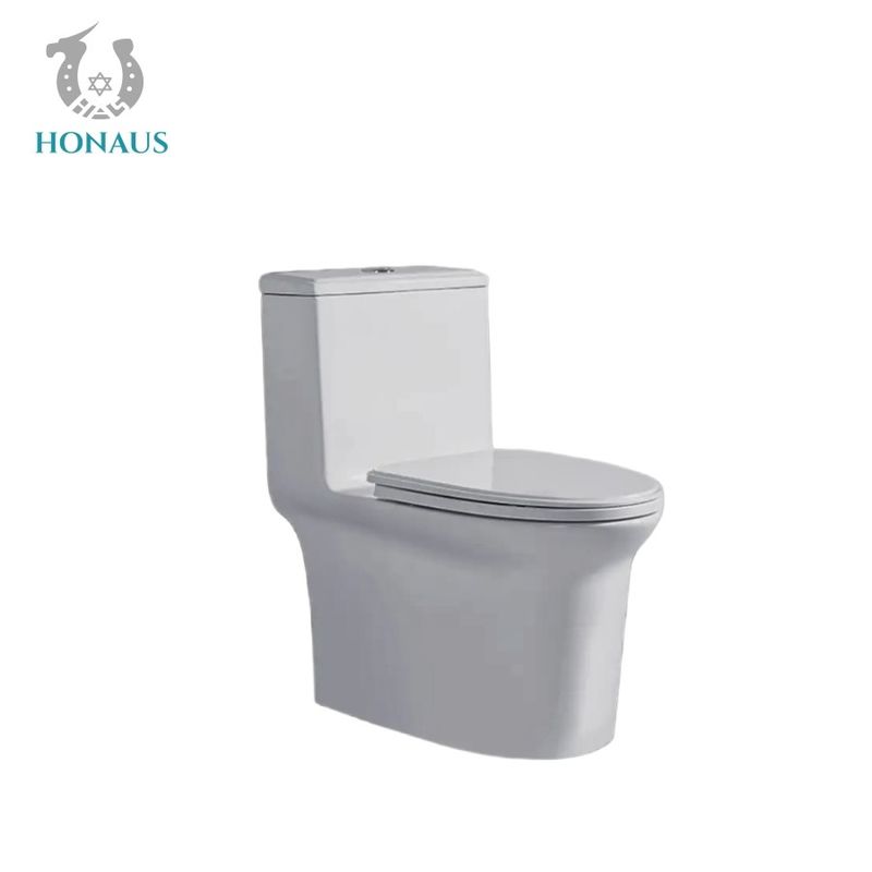 Siphonic Flushing S Trap One Piece Toilet Bowl OEM/DOM Accepted