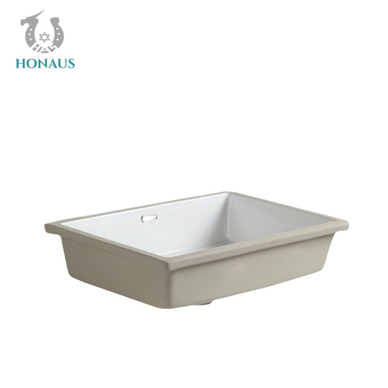 Commercial 440*440*200mm  Bathroom Inset Basin Undermount Balcony Wash Basin